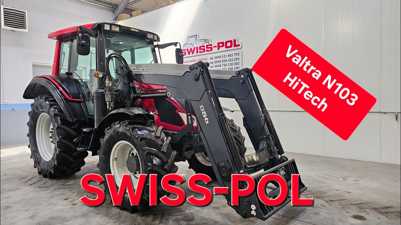 Valtra N103 HiTech 2015 rok 4000Mtg Sprzedam SWISS-POL