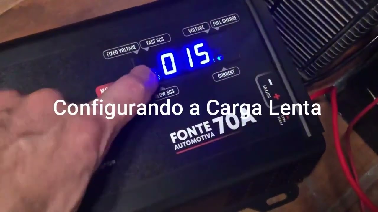 Stetsom 70A SCS - Testando a Fonte Automotiva 70 Amperes Stetsom - Carregador de Baterias ate 350Ah