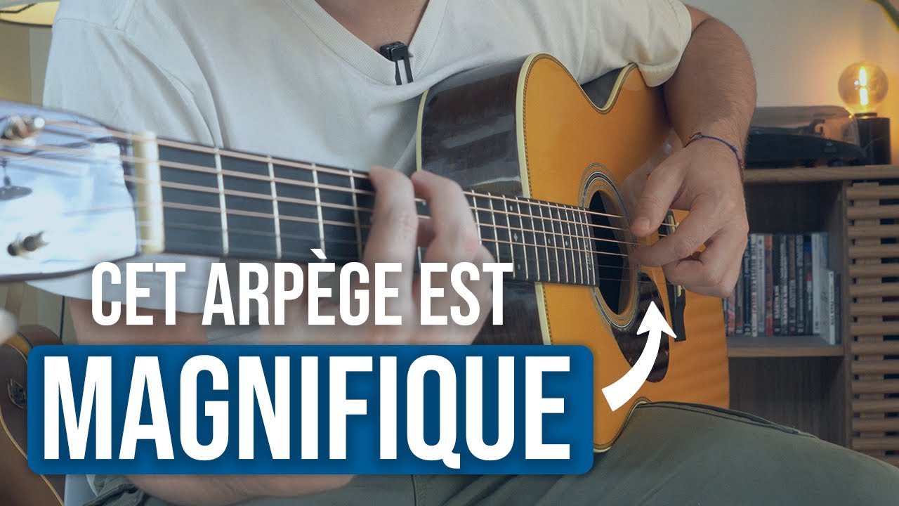 Apprenez cet ARPÈGE FACILE et MAGNIFIQUE à la guitare 🤩