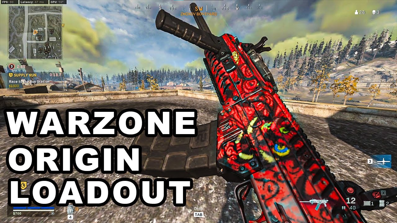 Warzone origin loadout NEW META WEAPON!!! (No commentary) gameplay