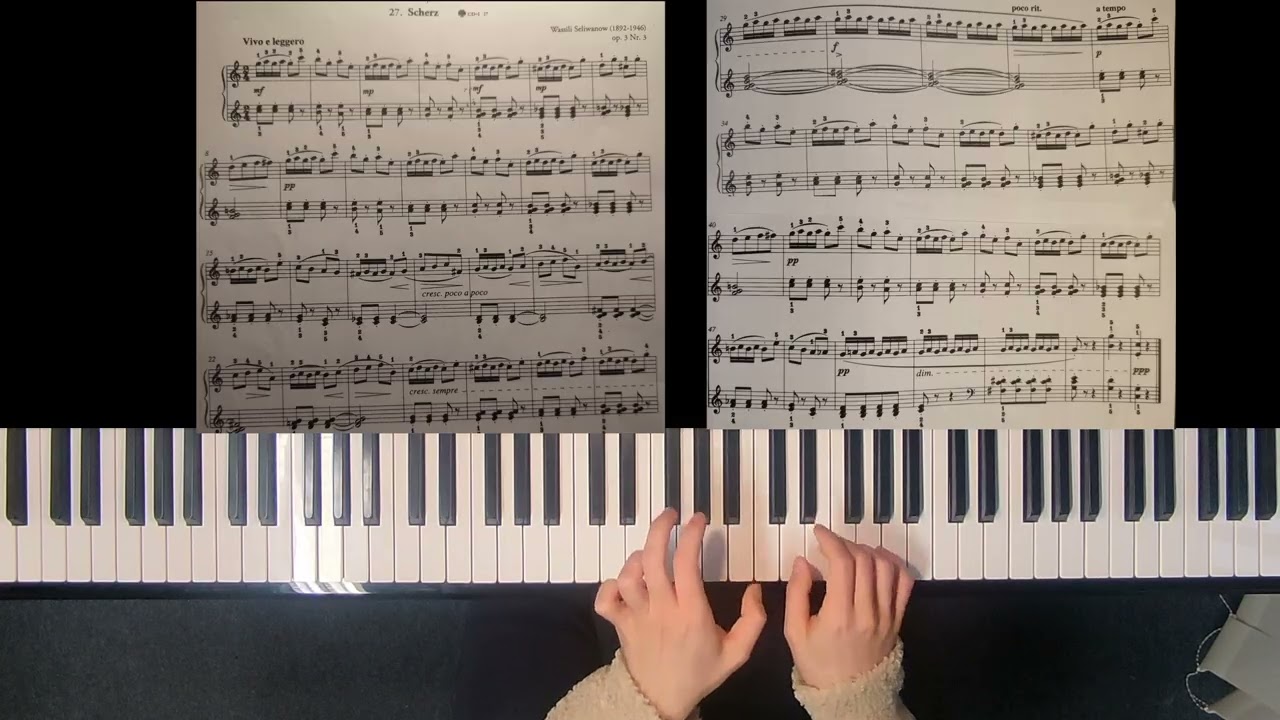Seliwanow - Joke Op. 3 No. 3 - Lesson / Tutorial