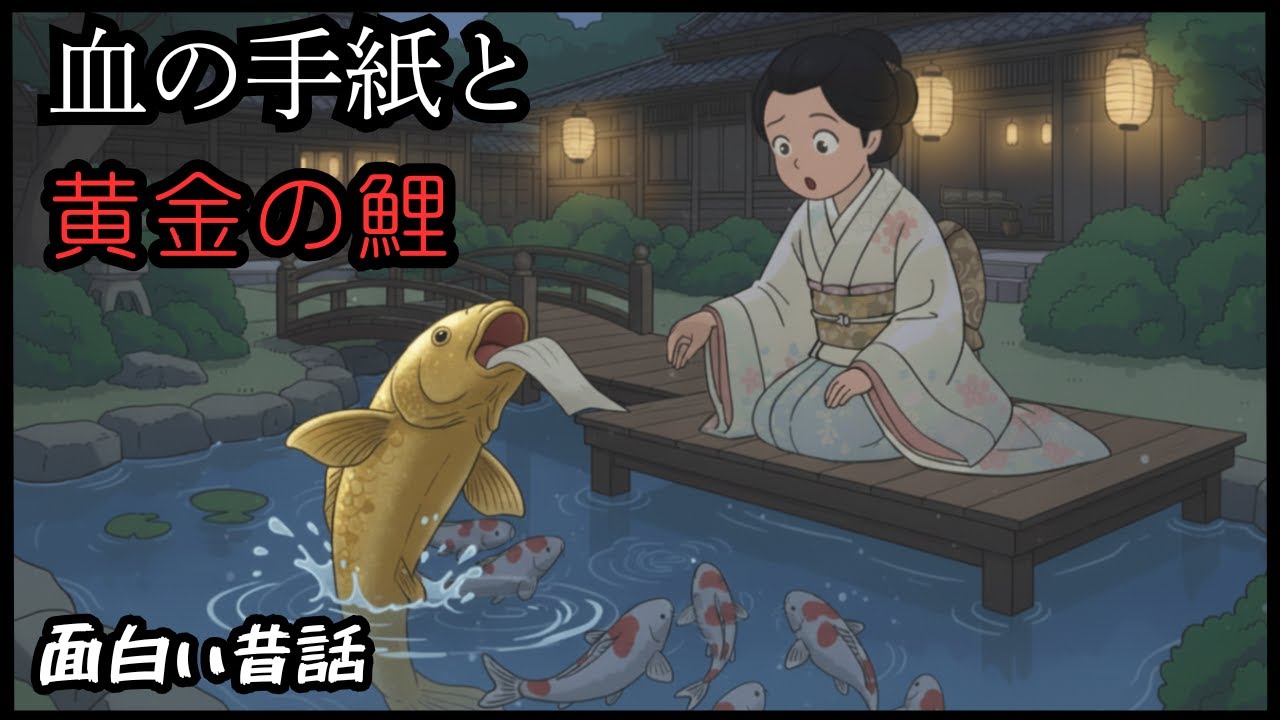 池の金の鯉が運んだ恋文  I 楽しい昔話 I 世界の昔話
