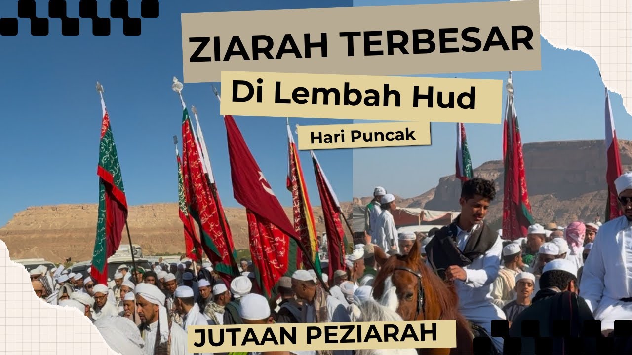 Hari Terakhir 🇾🇪 Jutaan Jamaah Berkumpul di Makam Nabi Hud  (Tarim Yaman) #teungkusyarif #tarim 