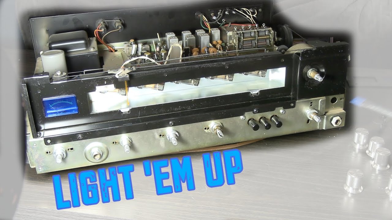 New Bulbs in the Pioneer SX-424 \\ Shock Hazard Corner