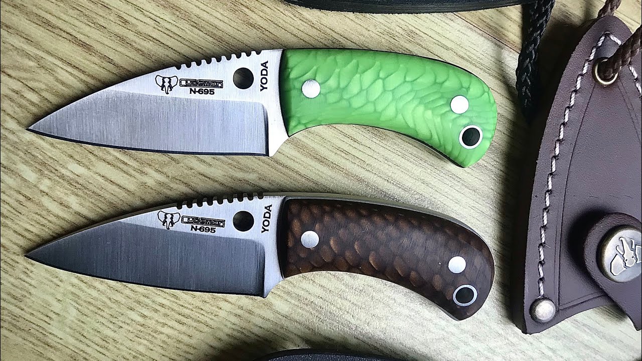 🔥 NUEVOS Cuchillos de cuello YODA de CUDEMAN 🐘 #bushcraft #cuchilleriaalbacete #caza #tacticalknife