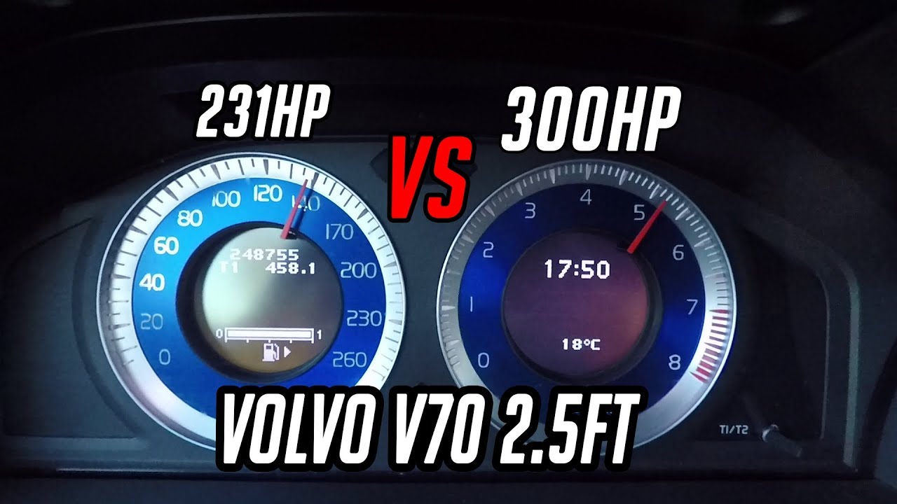 Volvo V70 2.5FT 231hp VS 300HP!