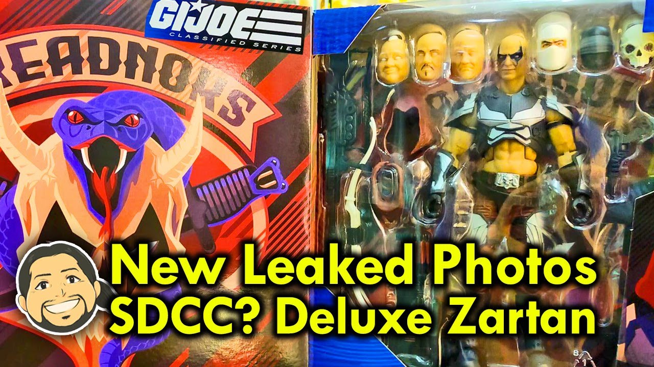 GI Joe Deluxe Zartan LEAKED photos SDCC Exclusive Storm Shadow Snake Eyes Mega Jay Retro Toy Hunt
