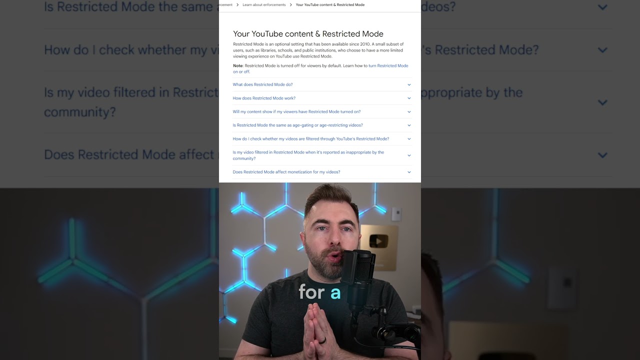 Are your YouTube Videos in Restricted Mode?