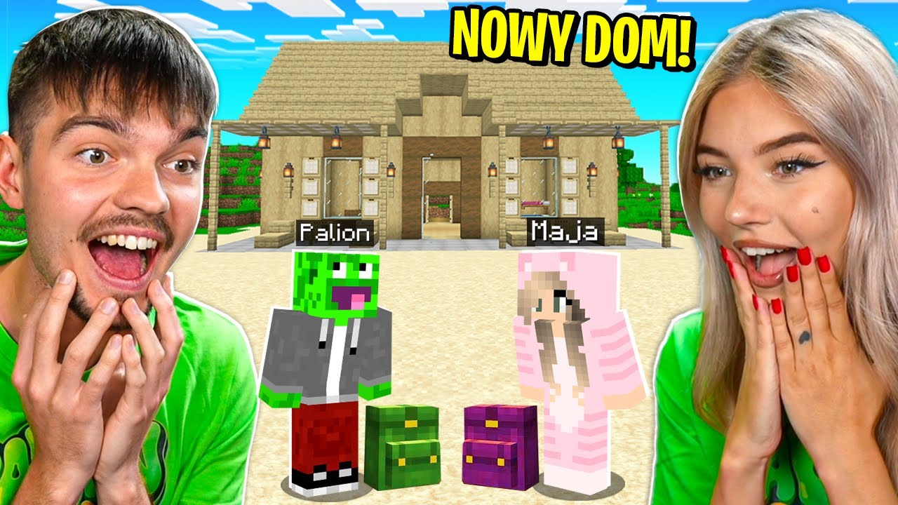 ZAMIESZKALIŚMY RAZEM w NOWYM DOMKU! 🏠❤️ (MINECRAFT z DZIEWCZYNĄ)