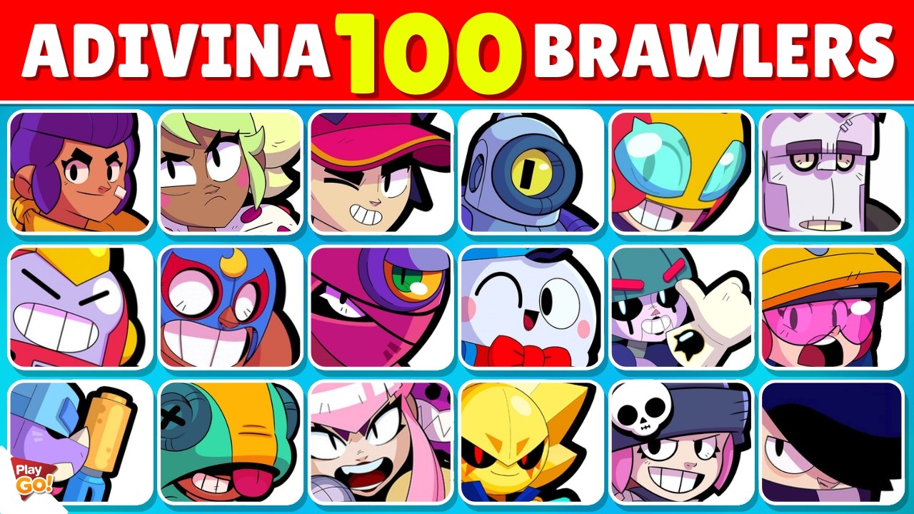⚡Adivina 100 BRAWLERS en SOLO 3 Segundos ⏰✅ | Brawl Stars Quiz 🔥🌵| PlayGo - Trivia