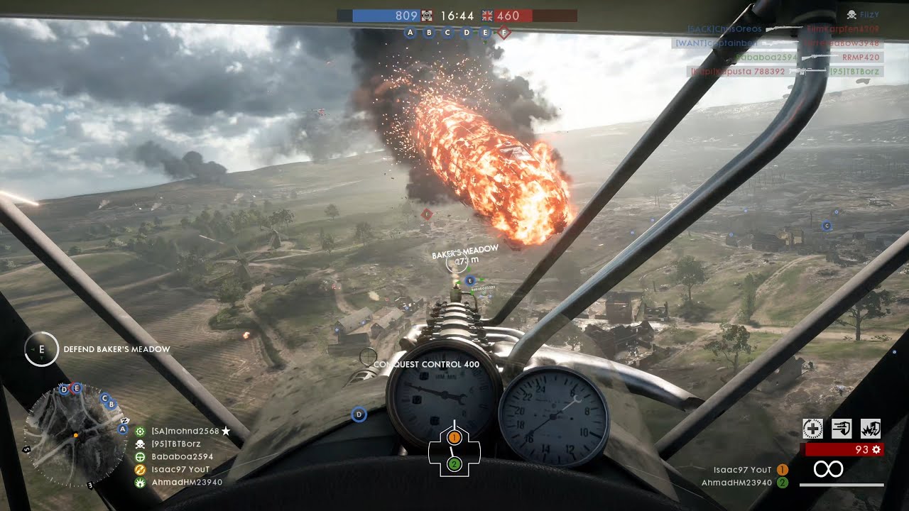 Battlefield 1: Conquest gameplay (No Commentary)