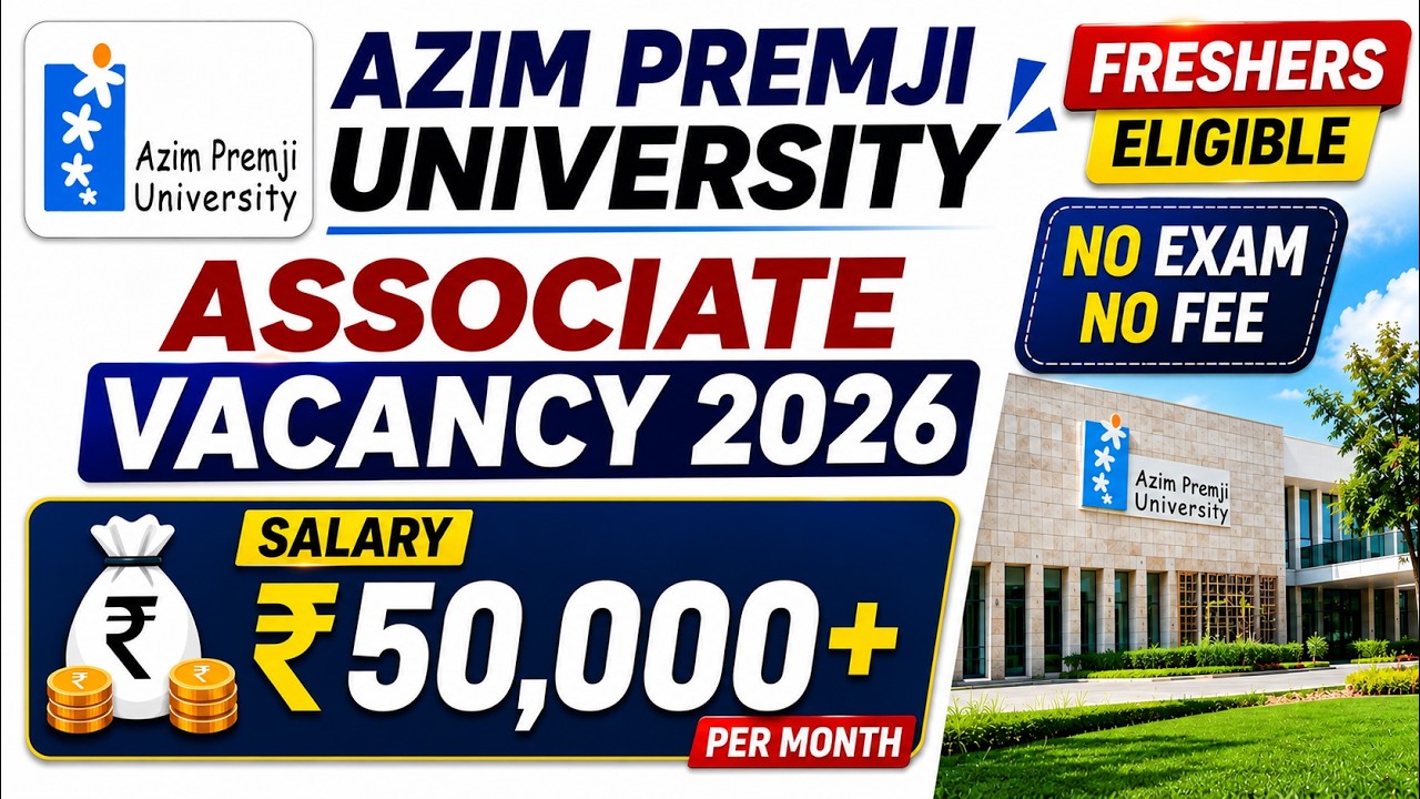 Azim Premji Vacancy 2026 | Freshers Eligible | Salary | Apply Process | Full Details