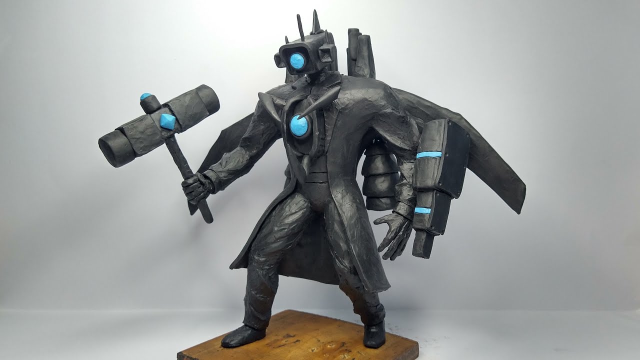 Como Hacer el Titan Camera-Man Mejorado con Plastilina | Making Upgraded Titan Camera-Man with Clay