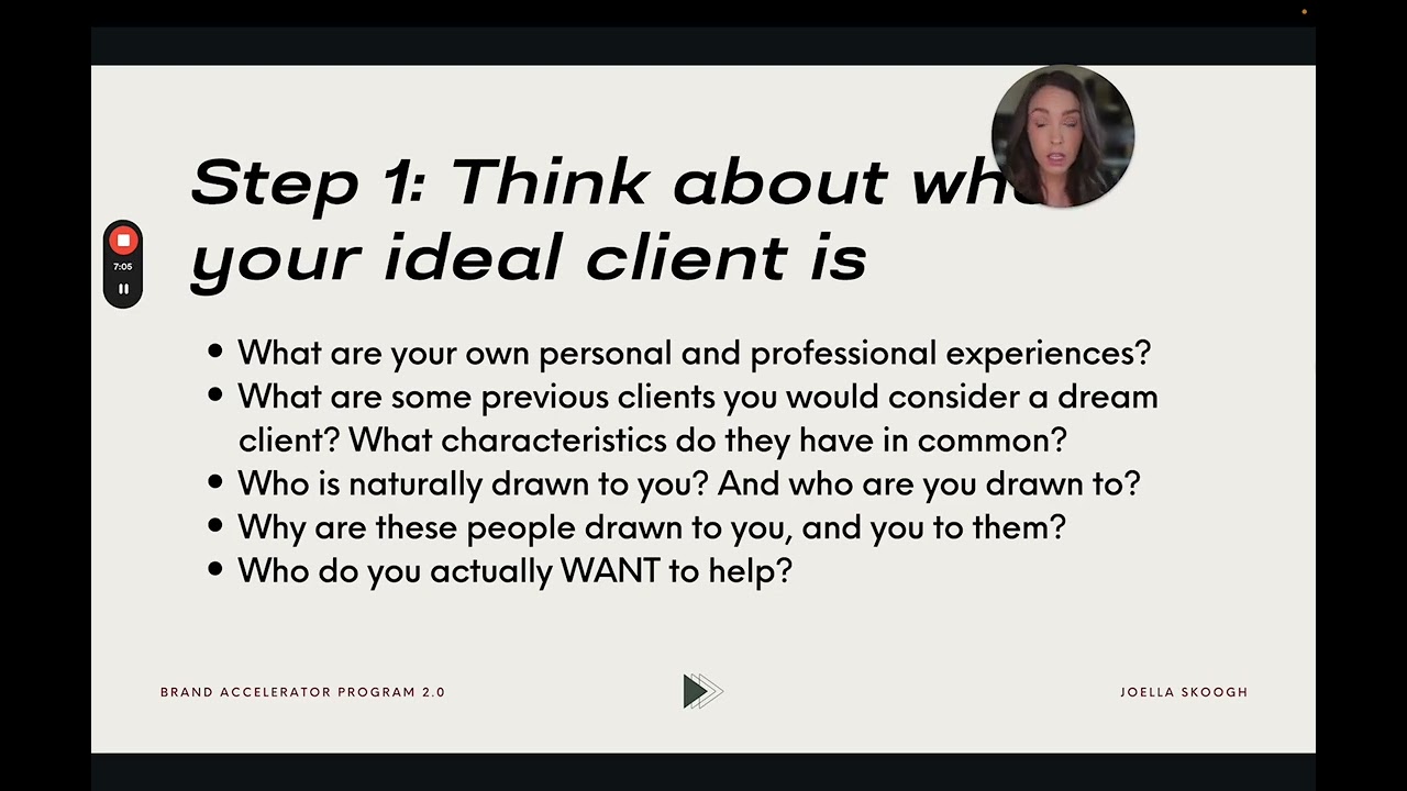 Identifying Your Ideal Client