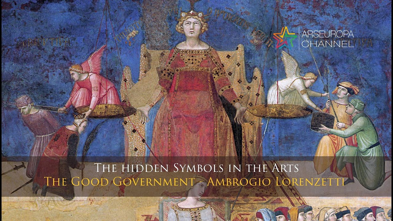 The Allegory of Good Government - Ambrogio Lorenzetti - SYMBOLS IN ART