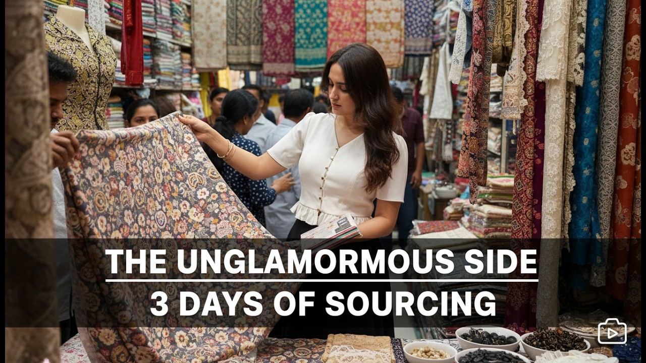 3 Days of Fabric Sourcing: The Real Hustle Running a Fashion Brand 🧵🏙️