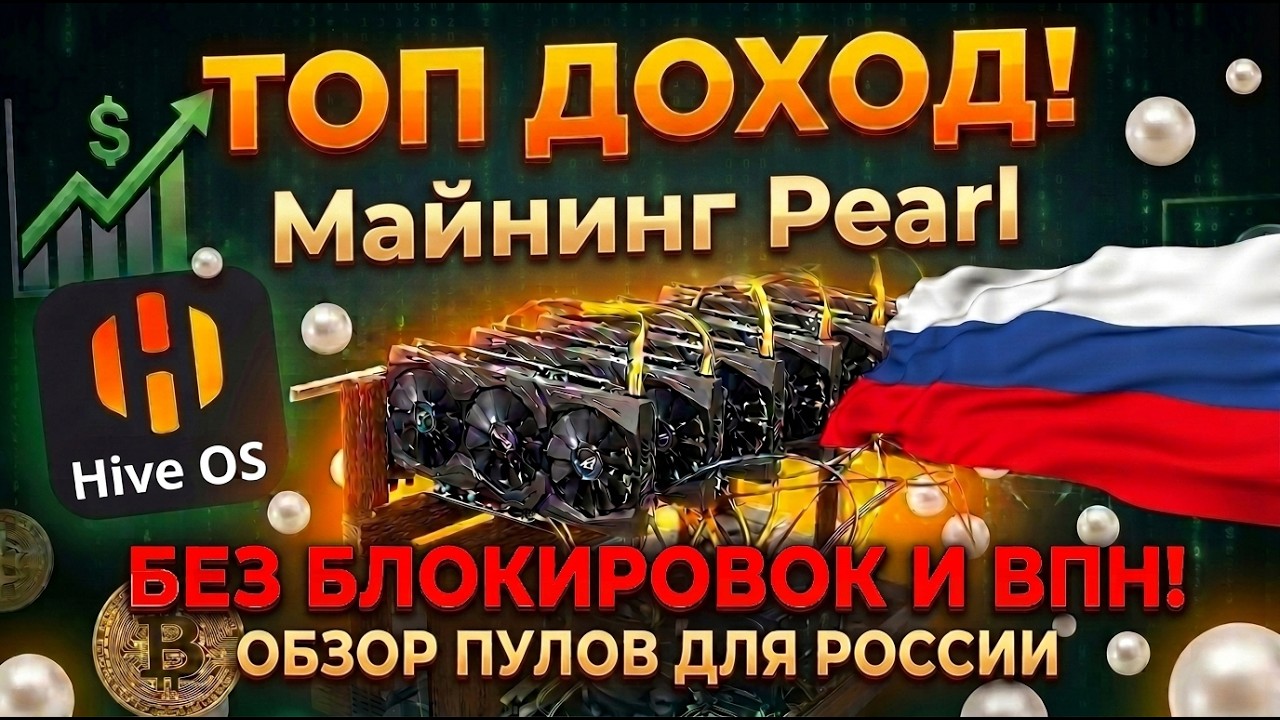 Топ доход! Майнинг Pearl без блокировок и ВПН. Обзор пулов для России!