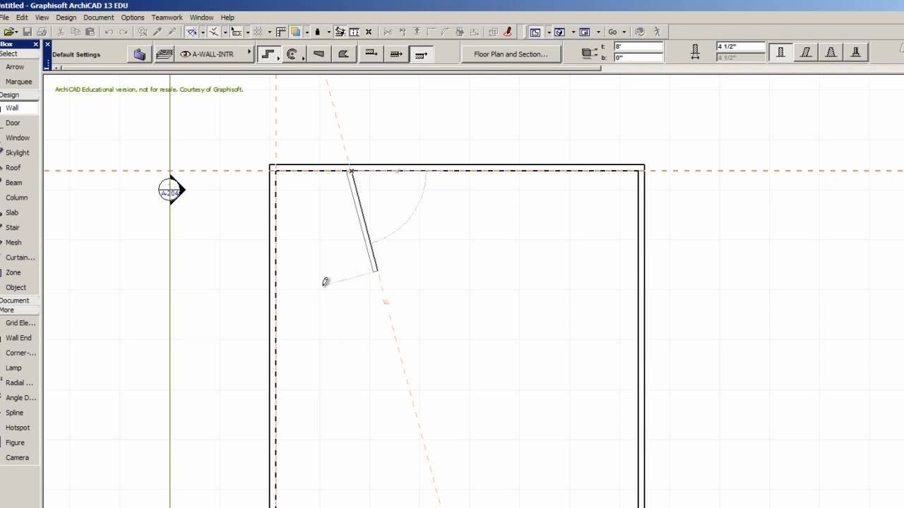 Drawings Walls in ArchiCAD