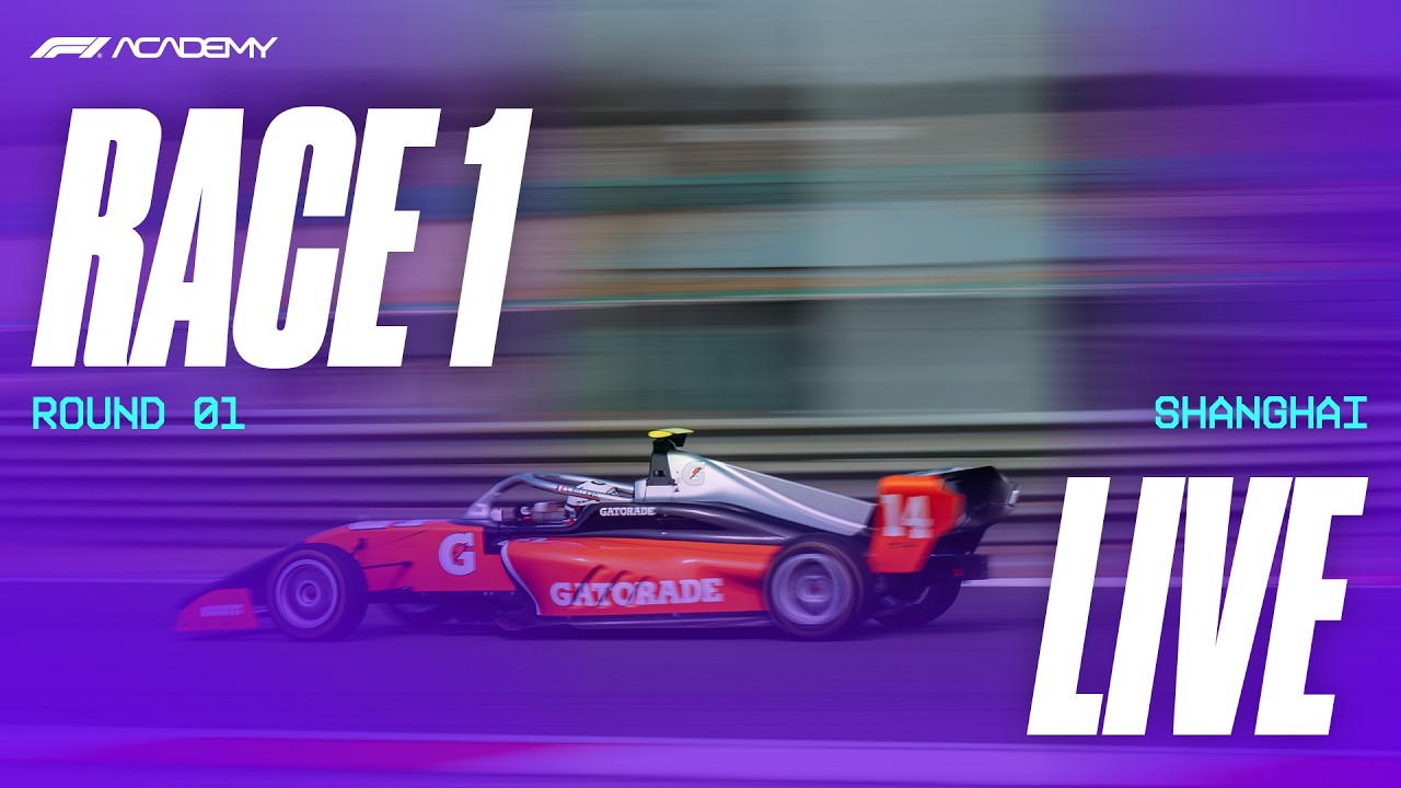 LIVE: Race 1 | Shanghai 2026 | F1 ACADEMY