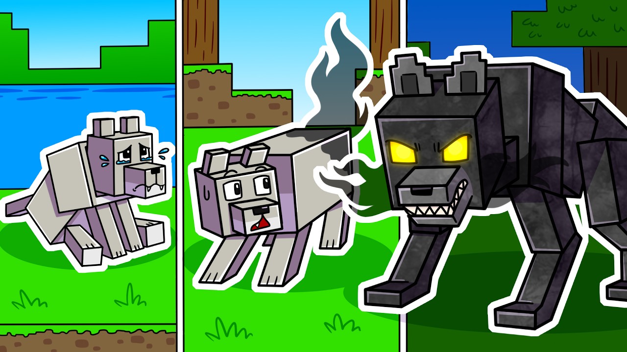 I Survived 100 DAYS as a SHADOW DOG in HARDCORE Minecraft!