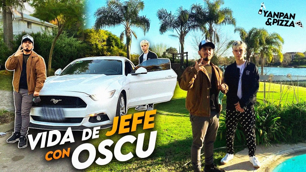 VIDA de JEFE con OSCU: AUTO de LUJO, Ropa CARA & Barrio PRIVADO | Yanpan & Pizza