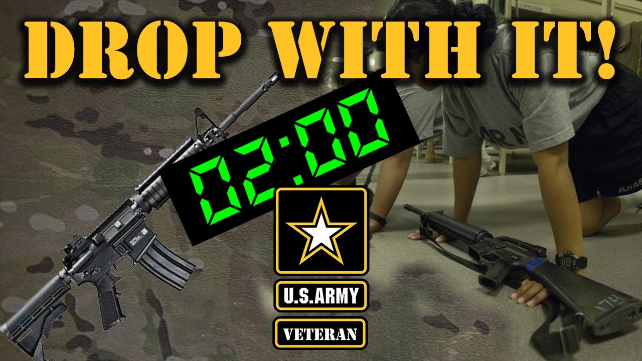 The rule if you drop your weapon in the Army