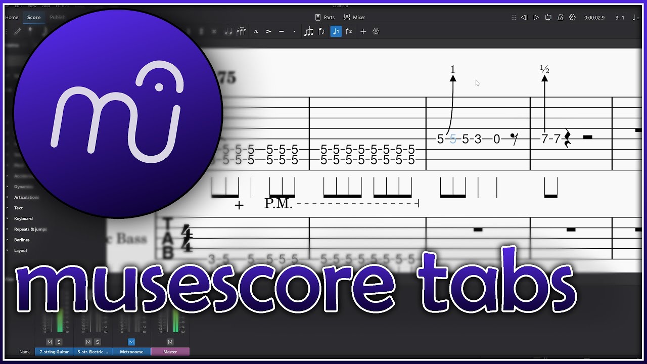 Creating Guitar Tabs with Musescore 4 (Tutorial)