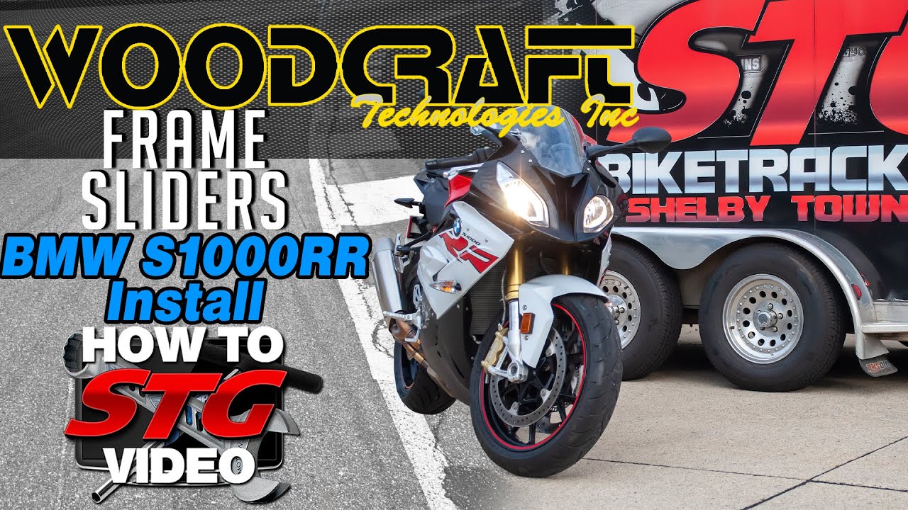 BMW S1000RR 2020 Project Bike Woodcraft Frame Slider Install | Sportbike Track Gear