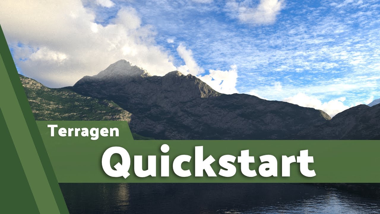 Terragen Quickstart - 10 Minute Mountain Lake