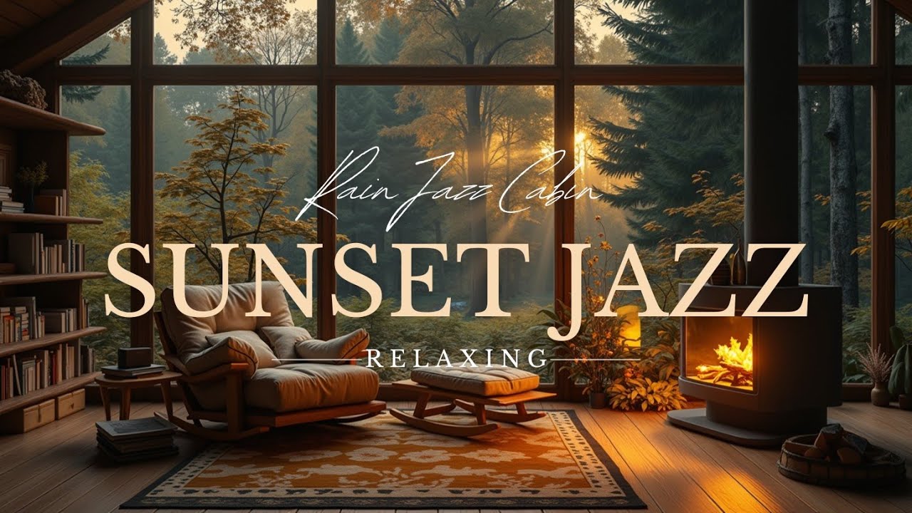 Закатный Джаз и Меланхоличное Пианино Тихая Фоновая Музыка Идеальна для Атмосферы Отдыха в Кафе