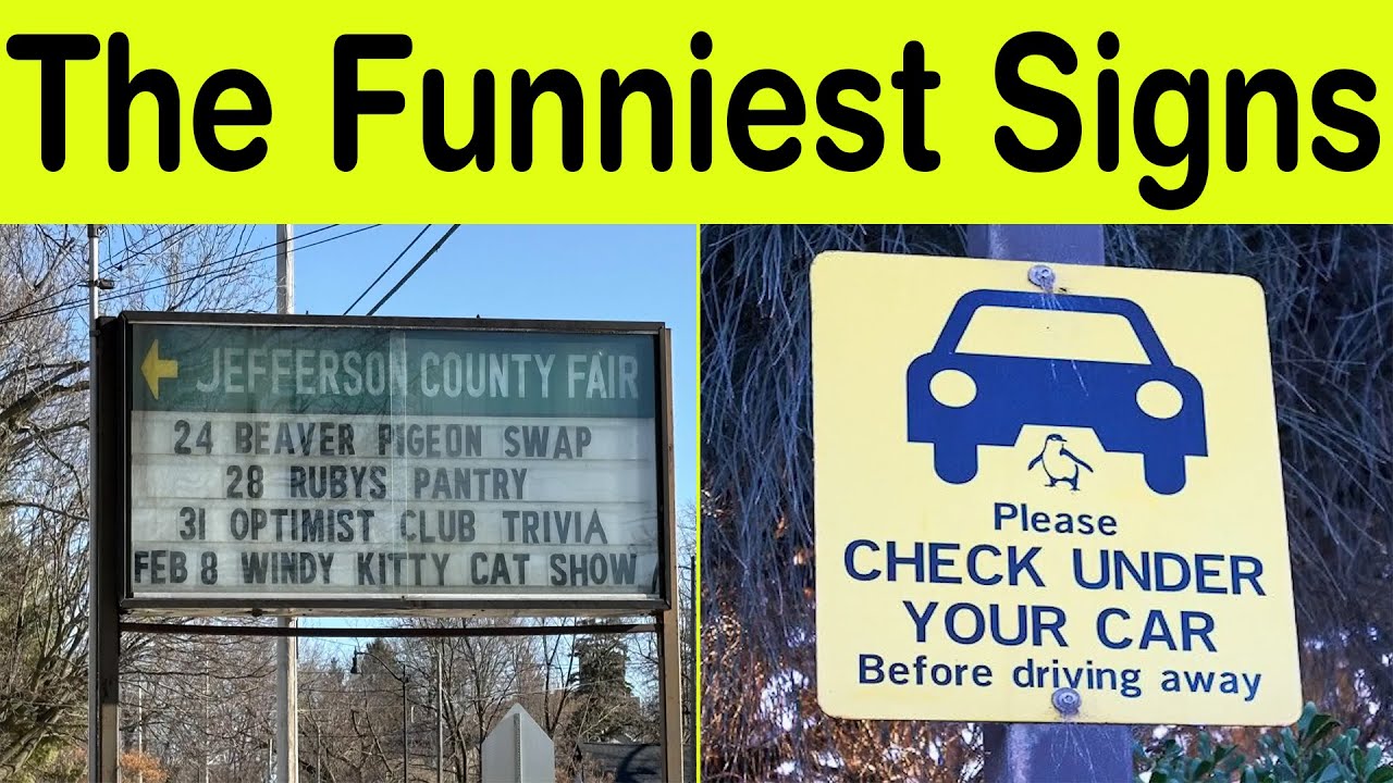 The Funniest Signs Compilation – So Bad, So Wrong, Yet So Perfectly Funny! || Happy Panda