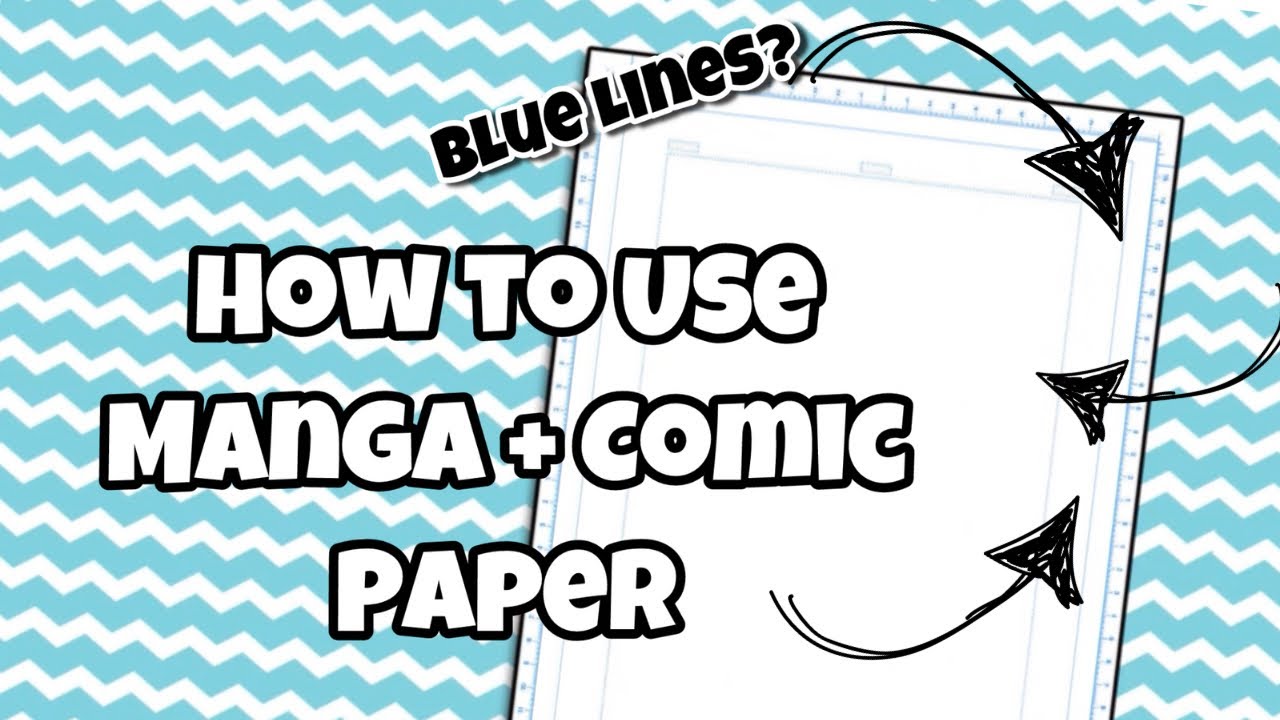❤ Manga/Comic Paper ❤ What do the Blue Guide Lines Mean & How to Use Them