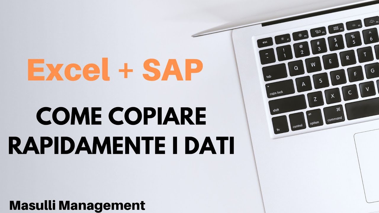 Tutorial online su integrazione tra SAP e Excel: alcune funzioni per copiare i dati rapidamente