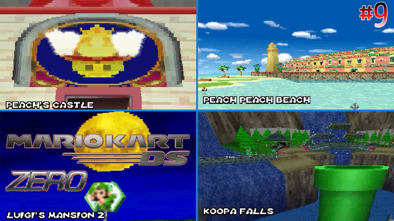 Mario Kart Zero: Mario Kart DS [NDS ROMHACK] (no commentary) I #9 - 100cc MUSHROOM CUP