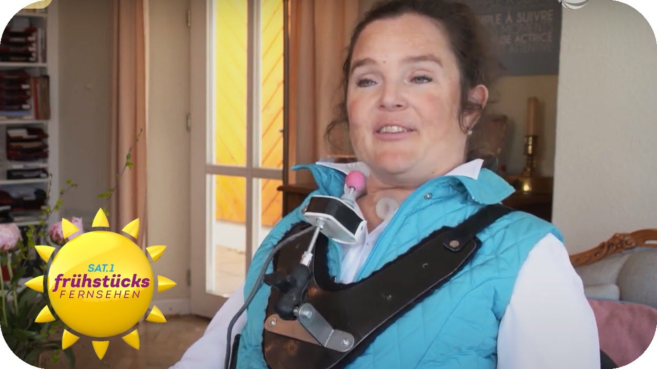 Powerfrau trotz Handicap - Maria-Christina hilft Querschnittsgelähmten | SAT.1 Frühstücksfernsehen