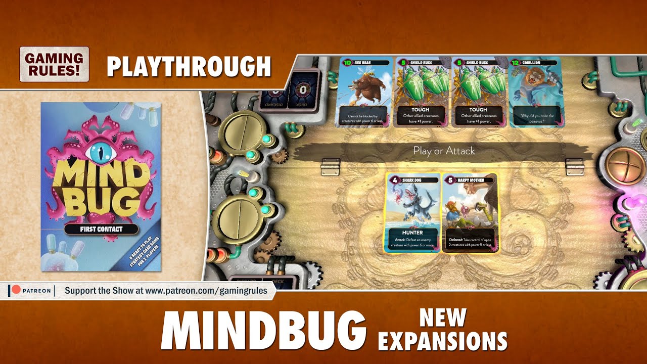 Mindbug Beyond - New Expansions - Playthrough