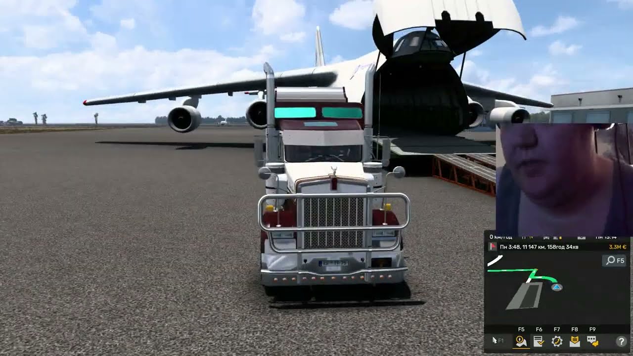 Euro Trusk Simutator 2 Mapa Beyond я король дорог у миня Кенворт w 900 Legasy
