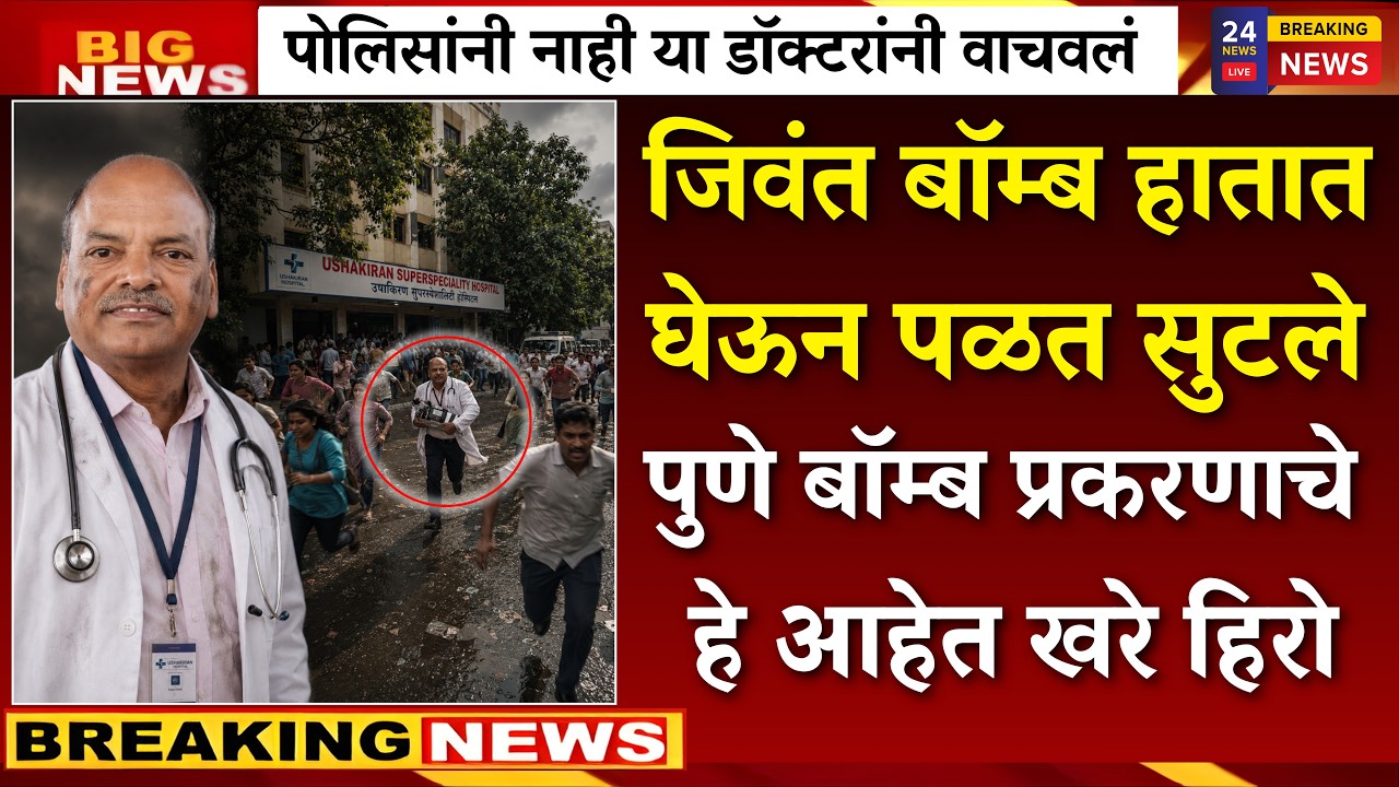 जिवंत बॉम्ब घेऊन पळत सुटले..पुणे बॉम्ब प्रकरणाचे हे आहेत खरे हिरो!|pune hospital bomb news|hadapsar