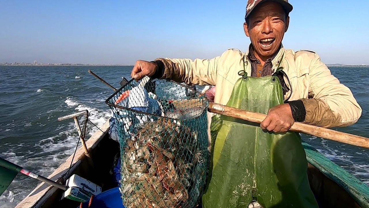 雄烽组合出海搞大事，渔网一拉起来全爆了，靓货解到手软都解不完