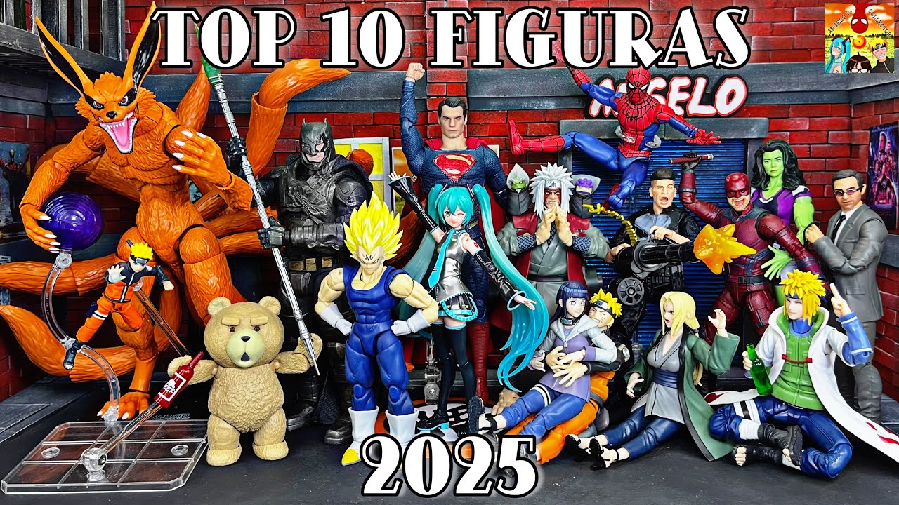MI TOP 10 FIGURAS DEL 2025 🥳 | ¿Team Anime o Team Superhéroes? 🧐🔥