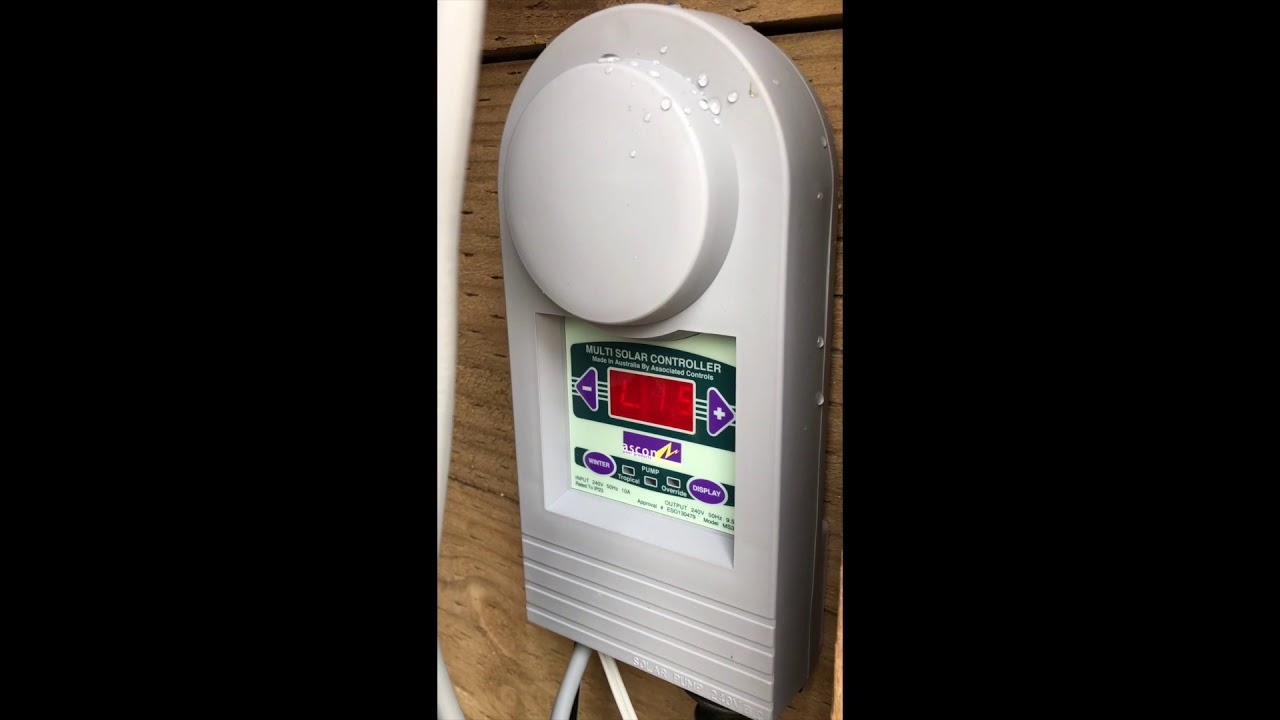 Ascon MS3D OMNI Solar Controller How to operate, change functions, error codes Waterco