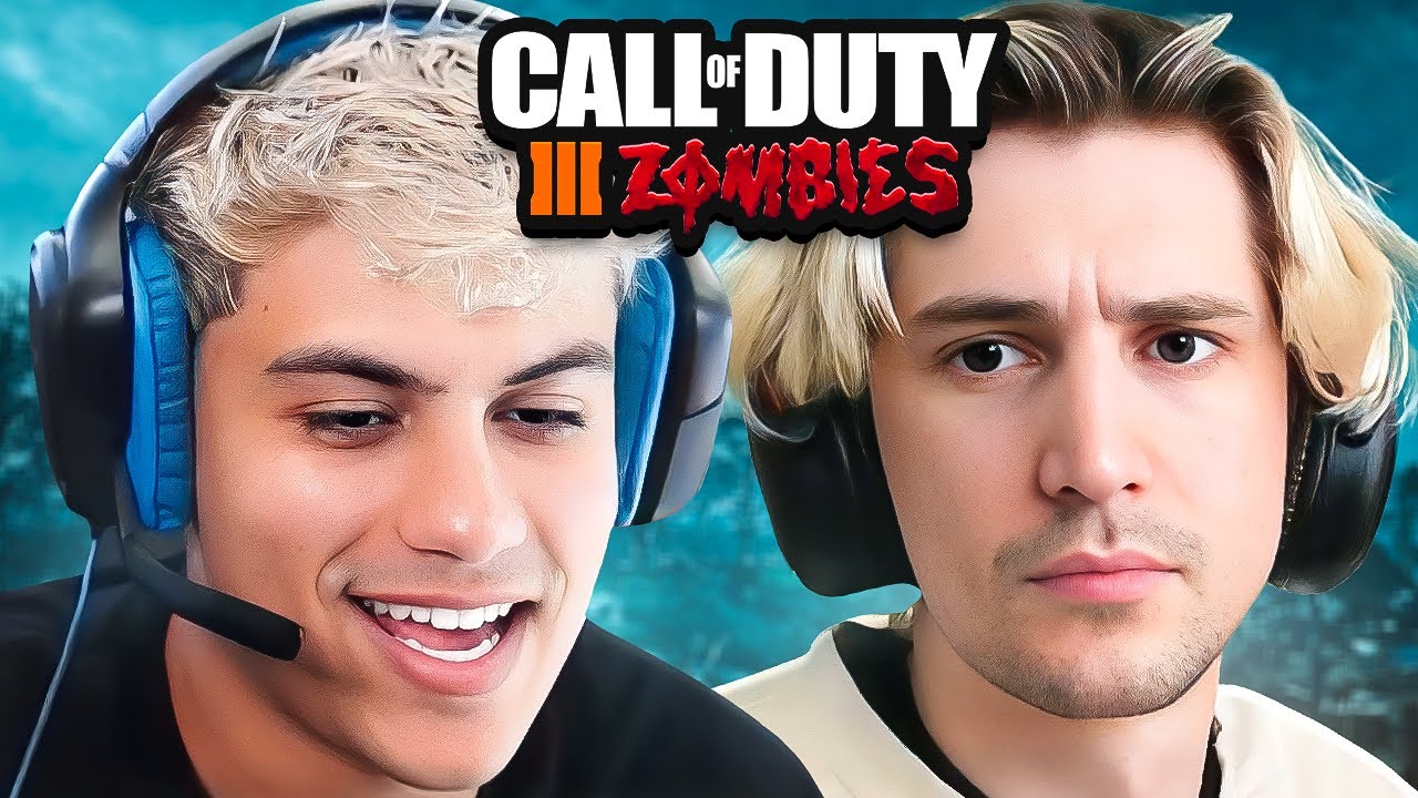 Stable Ronaldo & xQc Play Call of Duty ZOMBIES..
