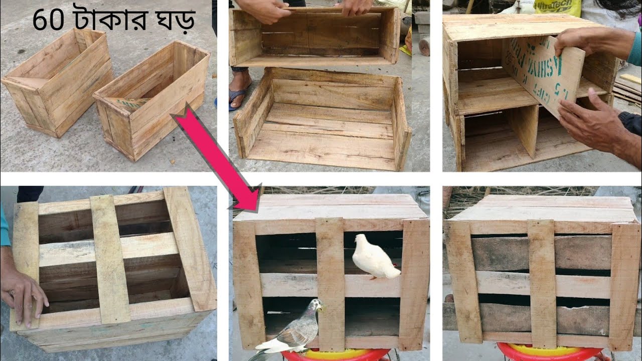 🏠 কবুতরের ঘড় তৈরির নিয়ম ২০২৩ || How To Pigeon House Making 2023 New Video