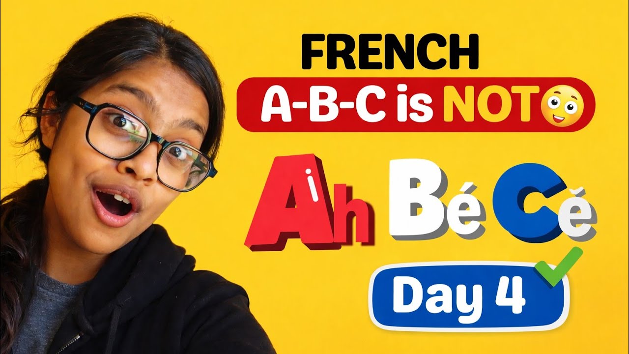French Alphabet Is NOT A-B-C | Day 4 of Learning French in 45 Days