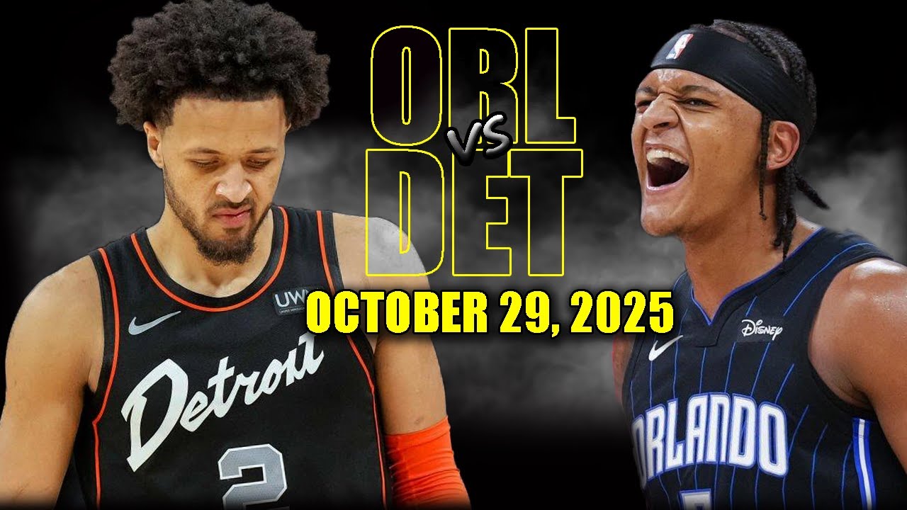 Orlando Magic vs Detroit Pistons Full Game Highlights - October 29, 2025 | NBA Season