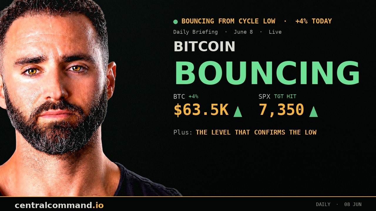 🚨Bitcoin Bouncing From the Cycle Low &mdash; Here's What Confirms It