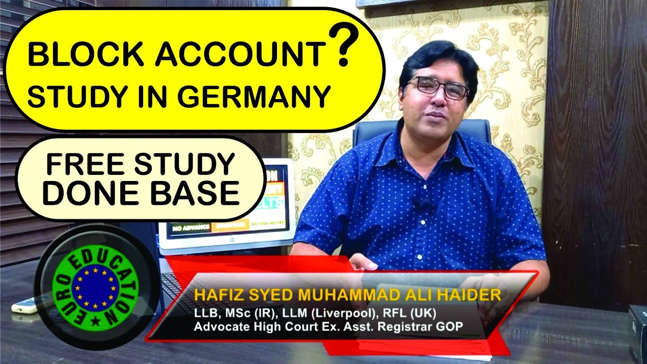 Block Account For Study in Germany Explained - Euro Education