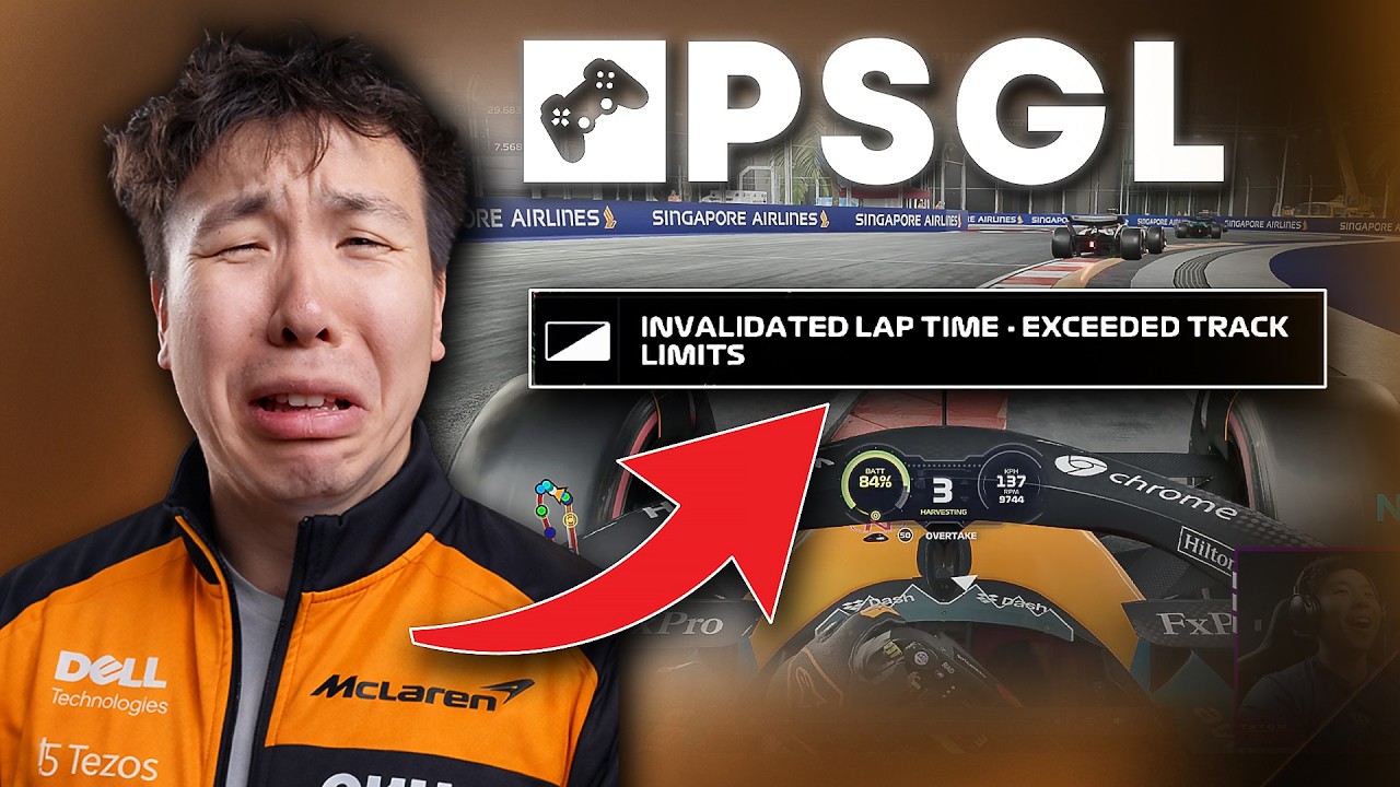 Things are NOT GOING WELL in PSGL F4 | F1 25 Singapore