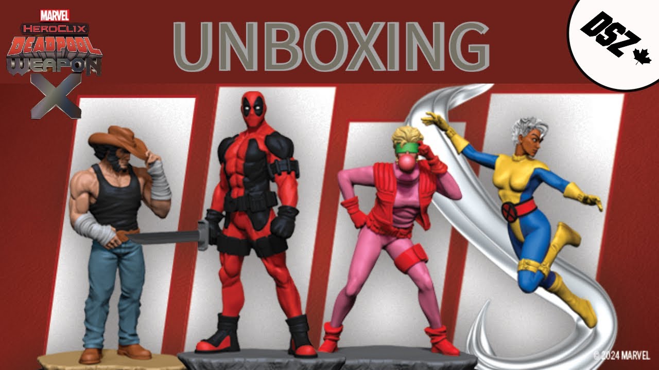 HeroClix Deadpool Weapon X 2 Booster Unboxing