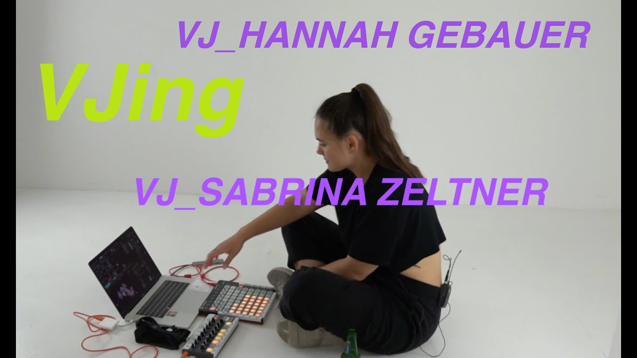 Live -Visuals / Vjing  mit Hannah Gebauer und Sabrina Zeltner